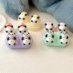 Cartoon Bear Colored Contact Lens Case