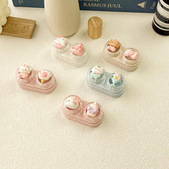 Cute Cartoon Colored Contact Lens Case