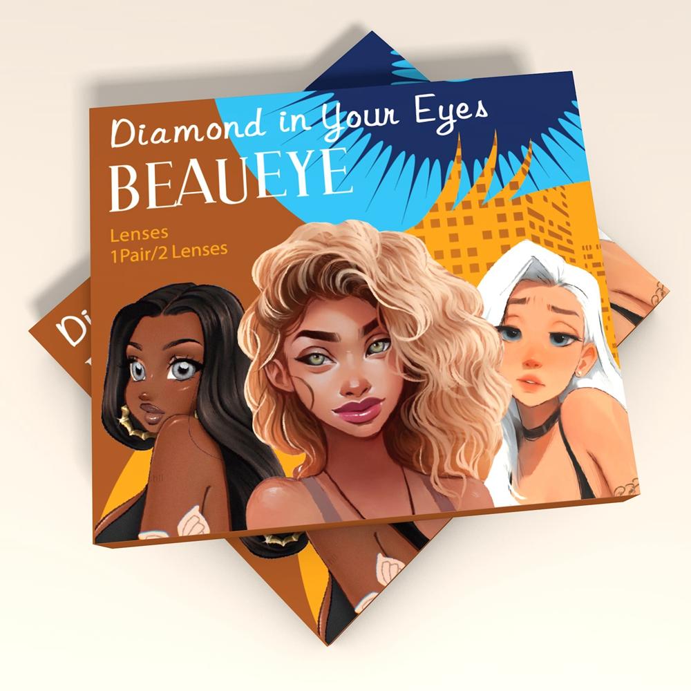 Efigenia Blue Colored Contact Lenses