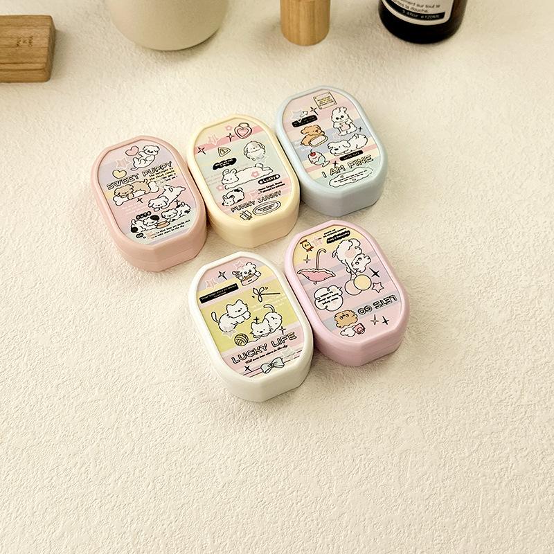 Cute Sweet Colored Contact Lens Case