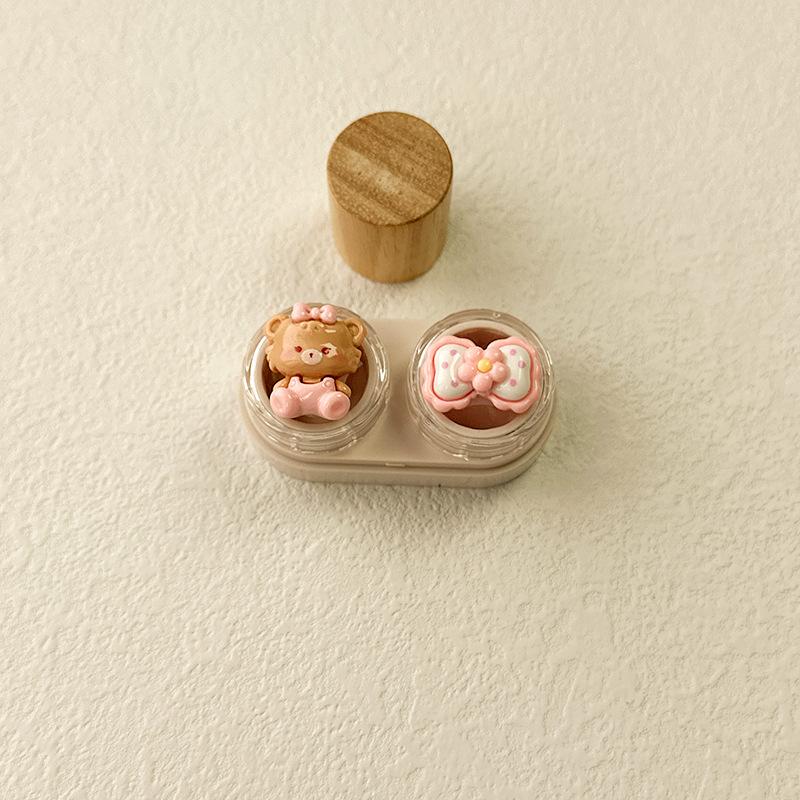 Cute Cartoon Colored Contact Lens Case