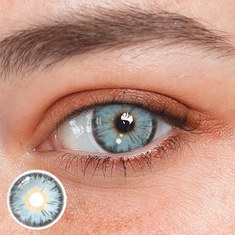Cyrene Blue Colored Contact Lenses – BEAUEYE (US)