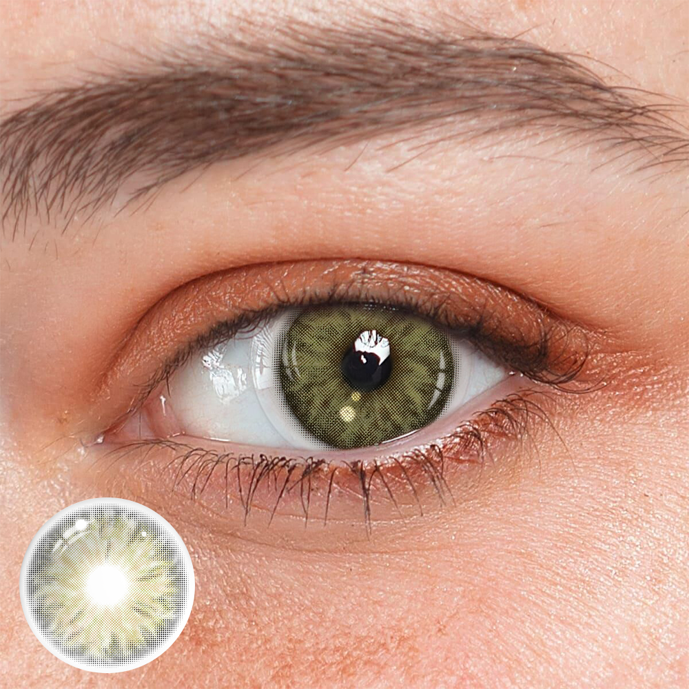 Cyrene Honey Brown Colored Contact Lenses