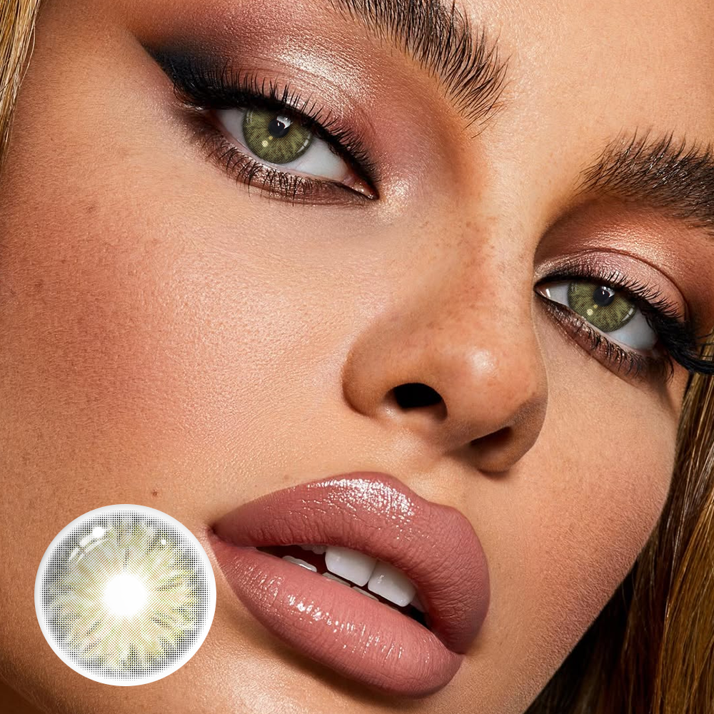Cyrene Honey Brown Colored Contact Lenses