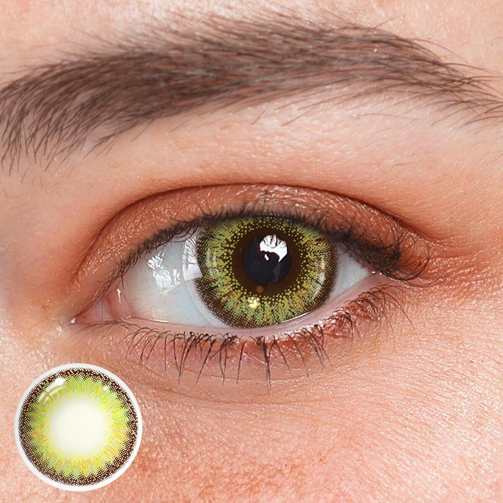 Zulmira Green Colored Contact Lenses – BEAUEYE OFFICIAL