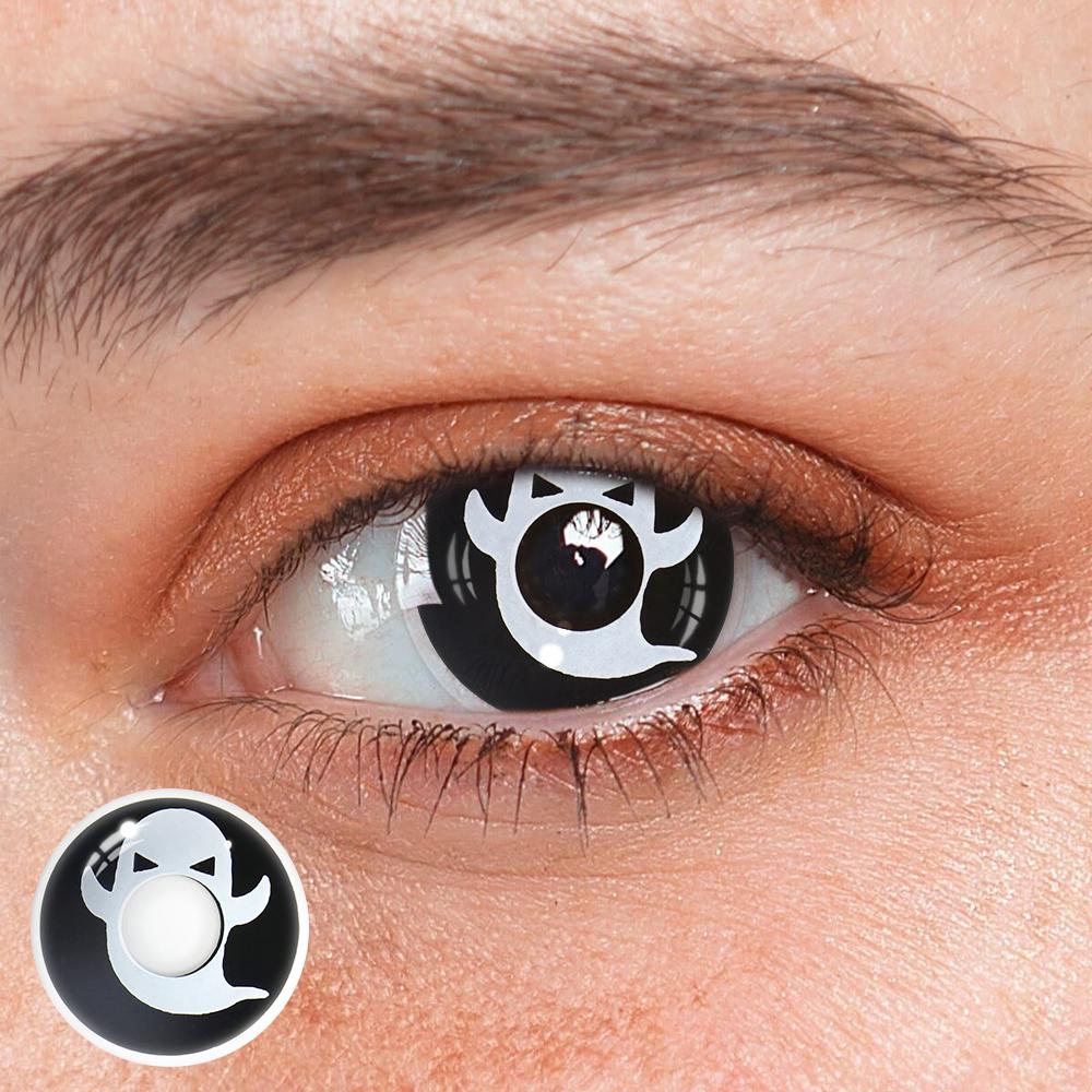 Ghost Contacts Halloween Ghost White Colored Contact Lenses – BEAUEYE (US)