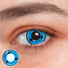 Cosplay NARUTO Sharingan Blue Colored Contact Lenses