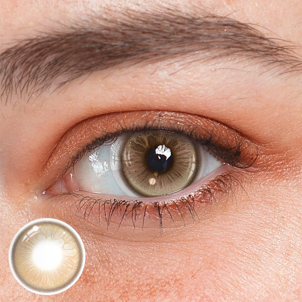 Garnet Brown Colored Contact Lenses