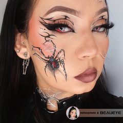 Cosplay Witch's Tears Red Colored Contact Lenses